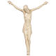 Cuerpo de Cristo estilizado de madera Valgardena, natural encera s1