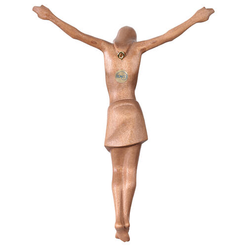 Body of Christ, stylised in Valgardena wood, patinated 4