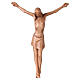 Body of Christ, stylised in Valgardena wood, patinated s1