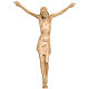 Cuerpo de Cristo estilizado de madera de la Valgardena patinada s1