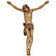 Corps du Christ en bois peint 155 - 140cm s1