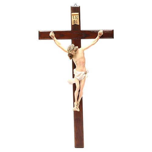 Crucifixo em madeira pintada tamanhos diferentes 1