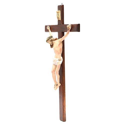 Crucifixo em madeira pintada tamanhos diferentes 3