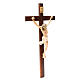 Crucifixo em madeira pintada tamanhos diferentes s2