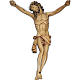 Body of Christ in painted wood 40cm s1