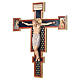 Crocifisso Cimabue in legno dipinto s3