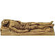 Statue Christ Mort 120x40x35 cm en bois s1