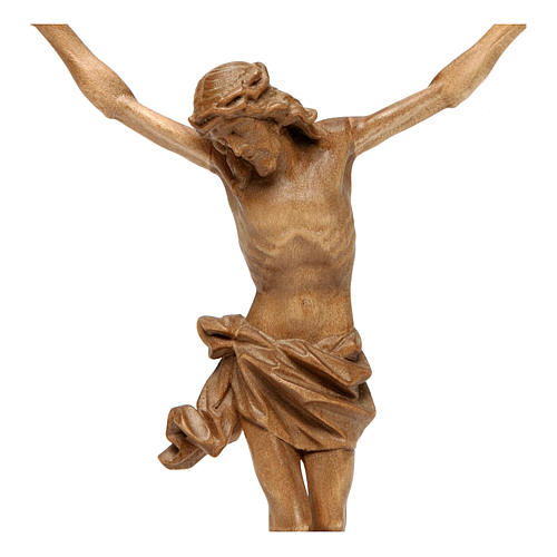 Cuerpo de Cristo modelo Corpus madera Valgardena patinada 2