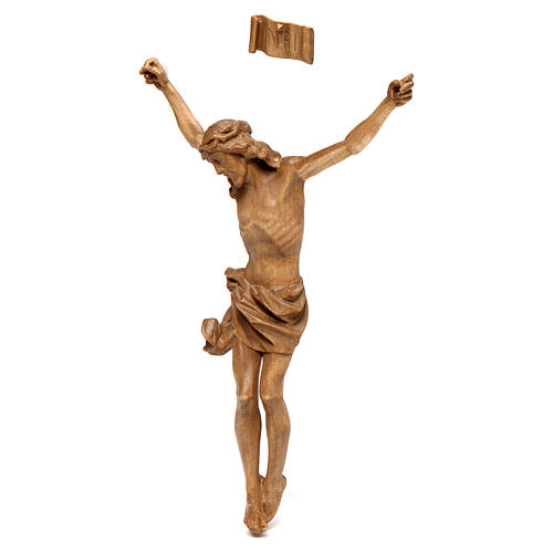Cuerpo de Cristo modelo Corpus madera Valgardena patinada 3
