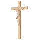 Krucyfiks mod. Corpus krzyż prosty drewno Valgardena naturalne s3