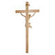 Krucyfiks mod. Corpus krzyż prosty drewno Valgardena naturalny s5