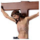 Crucifix trilobé mod. Corpus bois peint Valgardena s2