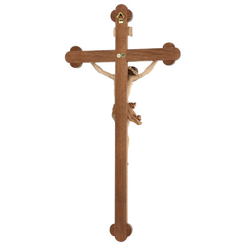 Crocifisso trilobato mod. Corpus legno Valgardena multipatinato 5