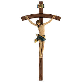 Crucifixo curvo mod. Corpus Val Gardena Antigo Gold