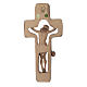 Moulded crucifix in multi-patinated Valgardena wood s3