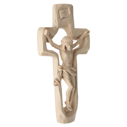 Crucifix profilé bois naturel ciré Valgardena 5
