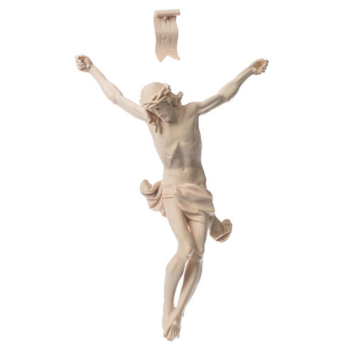 Corpo de Cristo modelo Corpus madeira natural encerada Val Gardena 1