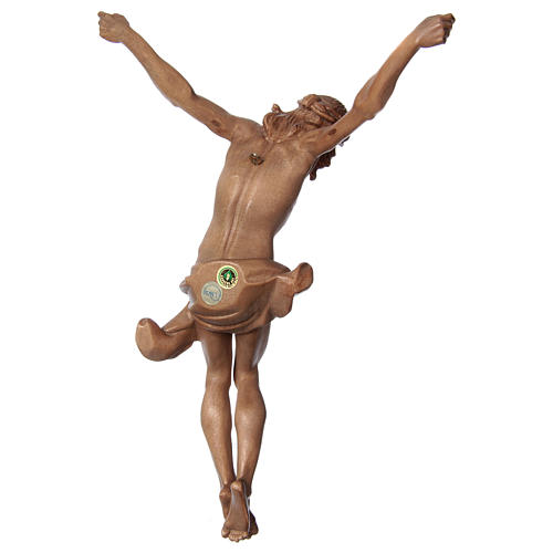 Body of Christ, Corpus model in patinated Valgardena wood 5