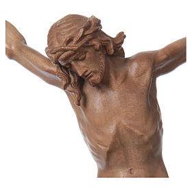 Corpo de Cristo modelo Corpus madeira patinada Val Gardena