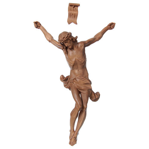 Corpo de Cristo modelo Corpus madeira patinada Val Gardena 1