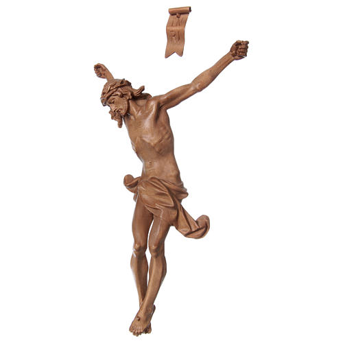 Corpo de Cristo modelo Corpus madeira patinada Val Gardena 3