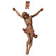 Corpo de Cristo modelo Corpus madeira patinada Val Gardena s1