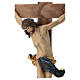 Crucifixo cruz recta mod. Corpus Val Gardena Antigo Gold s3