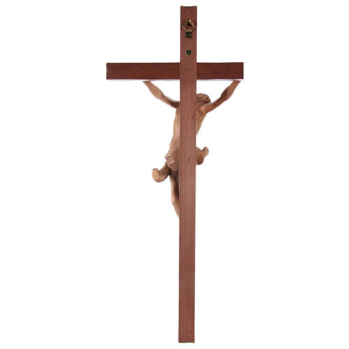 Krucyfiks krzyż prosty corpus valgardena patynowany 5