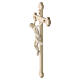 Crucifijo trilobulado Corpus, madera Valgardena natural s5