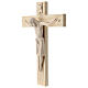 Crucifix in Romanesque style, natural Valgardena wood s3