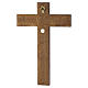 Crucifixo românico madeira Val Gardena 25 cm Old Antigo Gold s5