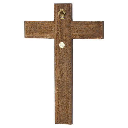 Crucifix in Romanesque style, Valgardena wood Old Antique gold 5