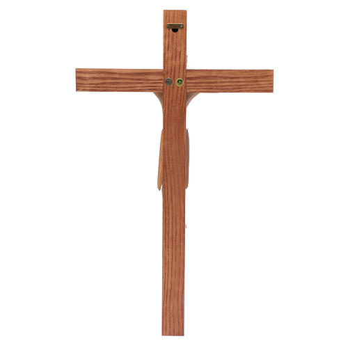 Romanischer Altenstadt Kruzifix aus Grödnertal Holz patiniert 4