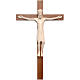 Crucifixo de Altenstadt românico madeira Val Gardena natural encerado s1