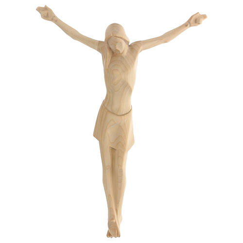 Cuerpo de Cristo, Corpus estilizado, madera Valgardena encerada 1