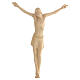 Corpo di Cristo corpus stilizzato legno Valgardena naturale cera s1
