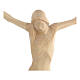 Corpo di Cristo corpus stilizzato legno Valgardena naturale cera s2
