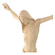 Corpo di Cristo corpus stilizzato legno Valgardena naturale cera s3