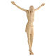 Corpo di Cristo corpus stilizzato legno Valgardena naturale cera s6