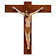 Krucyfiks stylizowany drewno Valgardena patynowane s2