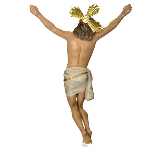 Cuerpo de Cristo "agonía", pasta de madera 50cm decoración elega 7