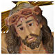 Cuerpo de Cristo "agonía", pasta de madera 50cm decoración elega s5