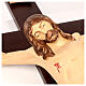 Kruzifix aus Holz 200cm Leib Christi aus Harz Fontanini s5