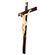 Kruzifix aus Holz 200cm Leib Christi aus Harz Fontanini s6