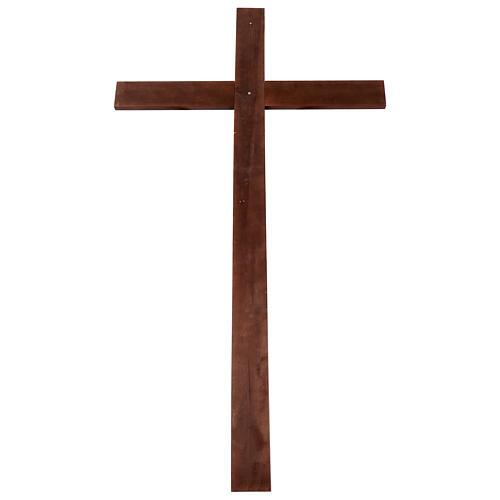 Crucifix bois 200 cm corps résine Fontanini 9