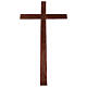 Crucifix bois 200 cm corps résine Fontanini s9