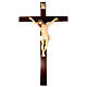 Crucifixo 200 cm Cruz Madeira, Corpo de Cristo Resina Fontanini s1