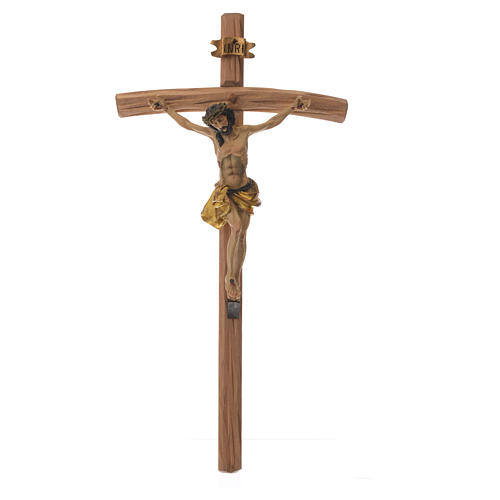 Crucifix in wood measuring 35cm 1