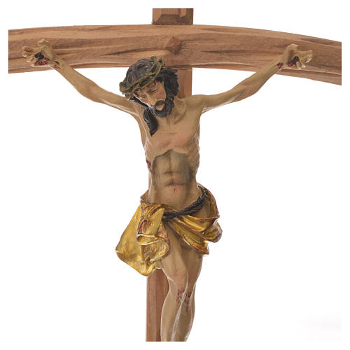Crucifix in wood measuring 35cm 2