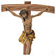 Crucifix in wood measuring 35cm s2